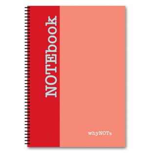 WHYNOTE ΤΕΤΡΑΔΙΟ ΣΠΙΡΑΛ Α4 (21x29,7cm) 2 ΘΕΜΑΤΩΝ 60φ DUAL ΡΟΔΑΚΙΝΙ 810012