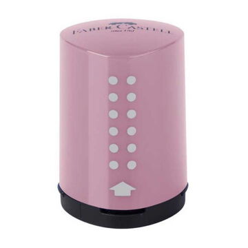 FABER CASTELL ΞΥΣΤΡΑ GRIP ΤΡΙΓΩΝΙΚΗ ΜΙΚΡΗ ΜΕ ΚΑΠΑΚΙ ΡΟΖ 183714