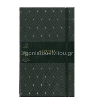 CASTELLI ΣΗΜΕΙΩΜΑΤΑΡΙΟ IVORY ΡΙΓΕ 13Χ21 C & G DIAMONDS GOLD ΜΕ ΛΑΣΤΙΧΟ QC6QL464 (ΘΕΟΦΥΛΑΚΤΟΣ)