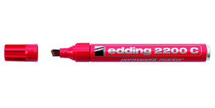 EDDING 2200 ΜΑΡΚΑΔΟΡΟΣ ΑΝΕΞΙΤΗΛΟΣ ΕΠΑΝΑΓΕΜΙΖΟΜΕΝΟΣ ΠΛΑΚΕ ΜΥΤΗ ΚΟΚΚΙΝΟΣ No2