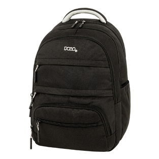 POLO ΣΧΟΛΙΚΗ ΤΣΑΝΤΑ ΣΑΚΙΔΙΟ ΠΛΑΤΗΣ MULTI POCKET ΜΑΥΡΟ 901064 2000