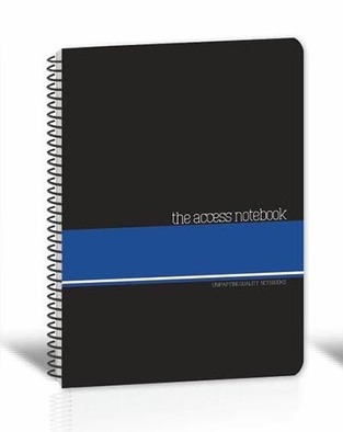 UNIPAP ΤΕΤΡΑΔΙΟ ΣΠΙΡΑΛ 17x25cm 2 ΘΕΜΑΤΩΝ 60φ THE ACCESS NOTEBOOK ΜΠΛΕ 35606