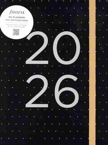 2026 ΗΜΕΡΟΛΟΓΙΟ FILOFAX ΕΒΔΟΜΑΔΙΑΙΟ ΣΠΙΡΑΛ A5 (14,8x21cm) MOONLIGHT PLANNER ΜΑΥΡΟ ΜΕ ΛΑΣΤΙΧΟ 2668300