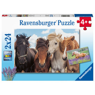 RAVENSBURGER ΠΑΖΛ 2Χ24 ΤΕΜΑΧΙΩΝ ΑΛΟΓΑ 05148