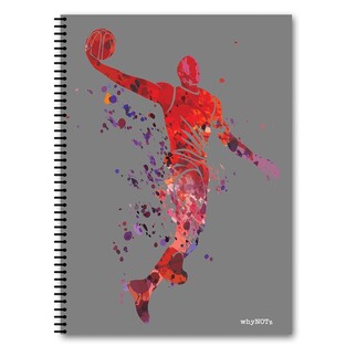 WHYNOTE ΤΕΤΡΑΔΙΟ ΣΠΙΡΑΛ 17x25cm 2 ΘΕΜΑΤΩΝ 60φ SPORTS ΜΠΑΣΚΕΤ 810515