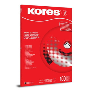KORES ΚΑΡΜΠΟΝ ΧΑΡΤΙΝΟ Α4 ΜΑΥΡΟ