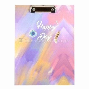 ΠΙΑΣΤΡΑ ΜΟΝΗ ΧΩΡΙΣ ΚΑΠΑΚΙ ΧΑΡΤΙΝΗ A4 21x29,7cm HAPPY DAY ΜΩΒ 012068