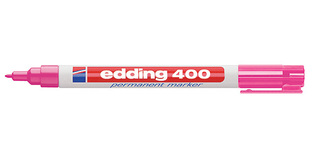 EDDING 400 ΜΑΡΚΑΔΟΡΑΚΙ ΑΝΕΞΙΤΗΛΟ 1MM ΡΟΖ 9