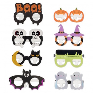 LEGAMI HALLOWEEN ΣΕΤ 8 ΧΑΡΤΙΝΑ ΓΥΑΛΙΑ HPE0002