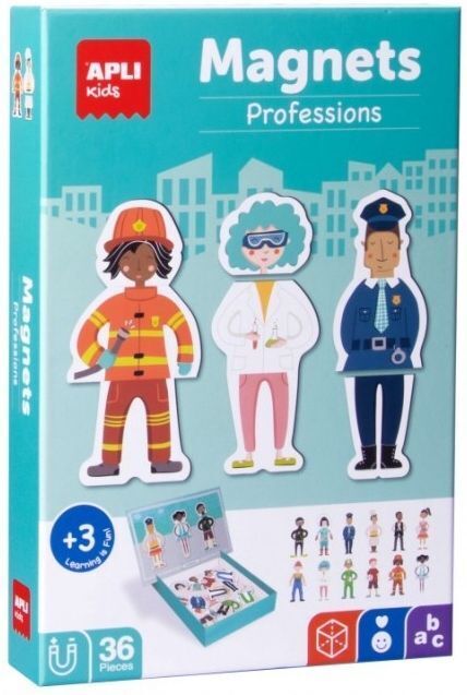 APLI KIDS ΠΑΙΧΝΙΔΙ ΜΕ 36 ΜΑΓΝΗΤΕΣ MAGNETS PROFESSIONS 20383