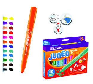 LUXOR JUNEO ΜΑΡΚΑΔΟΡΟΙ ΧΟΝΤΡΟΙ 12 ΧΡΩΜΑΤΑ