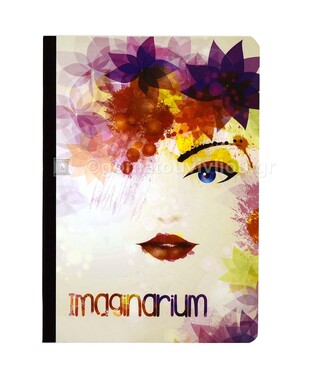 ADBOOK ΤΕΤΡΑΔΙΟ ΔΕΜΕΝΟ ΡΑΦΤΟ 17x25cm 2 ΘΕΜΑΤΩΝ VIVID IMAGINARIUM 64φ ΣΜ1023