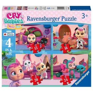 RAVENSBURGER ΠΑΖΛ 4 ΣΕ 1 (12/16/20/24 ΤΕΜΑΧΙΩΝ) CRY BABIES 03052