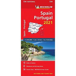 SPAIN PORTUGAL (ΧΑΡΤΗΣ) (734) (MICHELIN) (ΕΚΔΟΣΗ 2021)