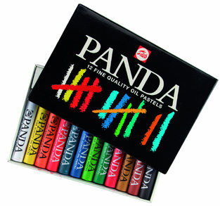 TALENS PANDA OIL PASTELS ΛΑΔΟΠΑΣΤΕΛ 12 ΧΡΩΜΑΤΑ