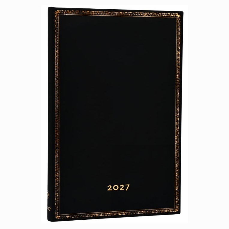 2027 ΗΜΕΡΟΛΟΓΙΟ ΕΒΔΟΜΑΔΙΑΙΟ PAPERBLANKS MAXI 13,5x21cm BLACK EDITION (ΣΚΛΗΡΟ ΕΞΩΦΥΛΛΟ) DE19559