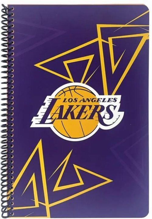 NBA BACK ME UP ΤΕΤΡΑΔΙΟ ΣΠΙΡΑΛ 17x25cm 2 ΘΕΜΑΤΩΝ 70φ LOS ANGELES LAKERS 37818402