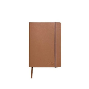 SKAG ΣΗΜΕΙΩΜΑΤΑΡΙΟ A6 10,5x14,8cm ΜΕ ΛΑΣΤΙΧΟ ΜΑΛΑΚΟ ΕΞΩΦΥΛΛΟ ΘΗΚΗ ΓΙΑ ΣΤΥΛΟ ΕΣΩΤΕΡΙΚΗ ΘΗΚΗ ΜΕ ΓΡΑΜΜΕΣ 64φ ΚΑΦΕ ΑΝΟΙΧΤΟ 306669