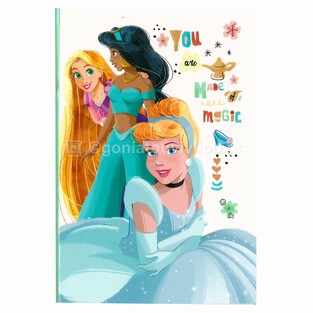 GIM ΤΕΤΡΑΔΙΟ ΚΑΡΦΙΤΣΑ 17x25cm 40φ PRINCESS YOU ARE MADE OF MAGIC 33150400