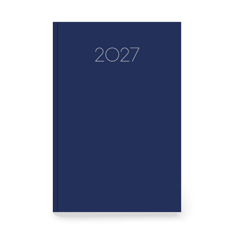 2027 ΗΜΕΡΟΛΟΓΙΟ ΗΜΕΡΗΣΙΟ SIMPLE 17x25cm ΜΠΛΕ ΣΚΟΥΡΟ 355765 (ΤΡΙΠΕΡΙΝΑΣ)