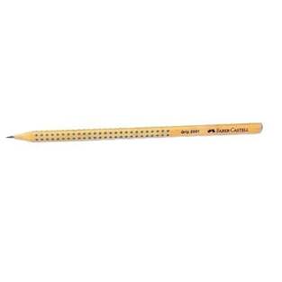 FABER CASTELL ΜΟΛΥΒΙ GRIP 2001 ΦΥΣΙΚΟ ΞΥΛΟ ΜΠΛΕ HB