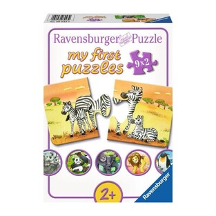 RAVENSBURGER ΠΑΖΛ 9x2 ΤΕΜΑΧΙΩΝ MY FIRST PUZZLES (ΤΑ ΠΡΩΤΑ ΜΟΥ ΠΑΖΛ) ΖΩΟΛΟΓΙΚΟΣ ΚΗΠΟΣ 06943