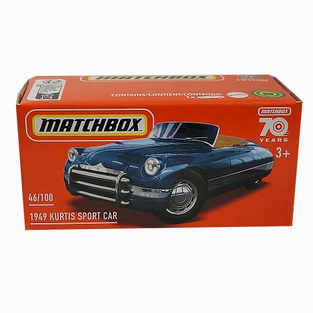 MATTEL MATCHBOX ΑΥΤΟΚΙΝΗΤΑΚΙ ΣΕ ΚΟΥΤΙ 1949 KURTIS SPORT CAR 46 / 100 DNK70