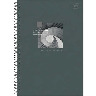 INTERDRUK ΤΕΤΡΑΔΙΟ ΣΠΙΡΑΛ A4 (21x29,7cm) 3 ΘΕΜΑΤΩΝ 90φ ARCHITECTONIC EXPOSE EVERYTHING ΠΡΑΣΙΝΟ