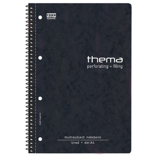 SPECIAL BY TYPOTRUST ΤΕΤΡΑΔΙΟ ΣΠΙΡΑΛ THEMA ΠΕΡΦΟΡΕ ΜΕ ΤΡΥΠΕΣ ΠΡΕΣΠΑΝ A4 (21x29,7cm) 3 ΘΕΜΑΤΩΝ 90φ ΜΑΥΡΟ