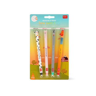 LEGAMI FARM SWEET FARM ΣΕΤ ΜΕ 4 ΣΤΥΛΟ ΠΟΥ ΣΒΗΝΟΥΝ GEL 0.7mm EPSET0011