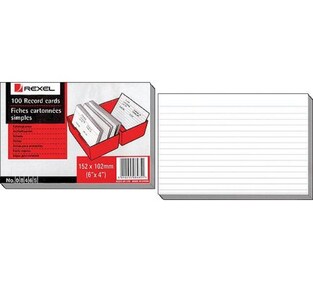 REXEL ΚΑΡΤΕΛΕΣ ΑΠΟΔΕΛΤΟΠΟΙΗΣΗΣ10x15cm 100φ 08465