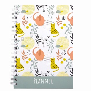 ΣΗΜΕΙΩΜΑΤΑΡΙΟ ΣΠΙΡΑΛ PLANNER 17x24cm 100φ ΖΩΑΚΙΑ 582346