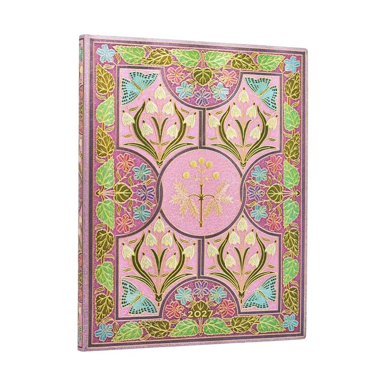 2027 ΗΜΕΡΟΛΟΓΙΟ ΕΒΔΟΜΑΔΙΑΙΟ PAPERBLANKS FLEXIS ULTRA 18x23cm MIMOSA FE20180