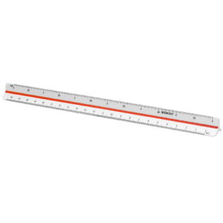 WESTCOTT ΚΛΙΜΑΚΟΜΕΤΡΟ 30cm ΜΕ ΚΛΙΜΑΚΕΣ 1:20/25/50/75/100/125