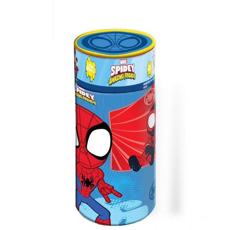 LUNA TOYS ΠΑΖΛ 60 ΤΕΜΑΧΙΩΝ ΔΥΟ ΟΨΕΩΝ ΣΕ ΚΥΛΙΝΔΡΟ SPIDEY 508689