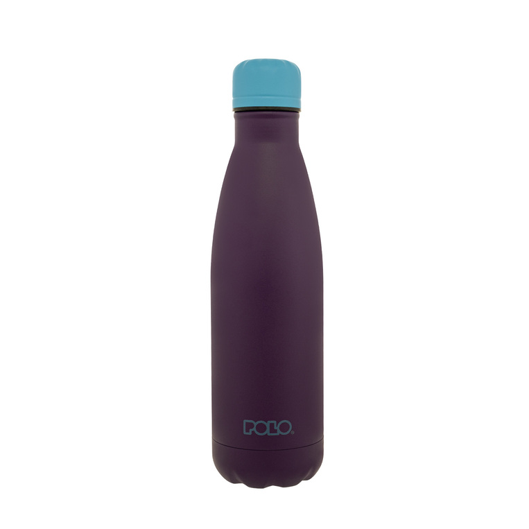 POLO ΠΑΓΟΥΡΙ ΜΠΟΥΚΑΛΙ ΘΕΡΜΟΣ STAINLESS STEEL 500ml DOS 4 ΜΩΒ ΜΕ ΓΑΛΑΖΙΟ ΚΑΠΑΚΙ 949004 4859