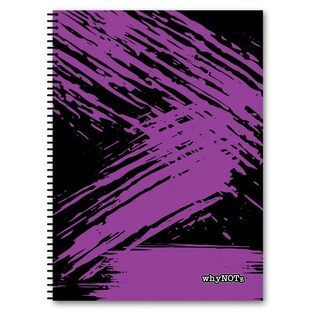WHYNOTE ΤΕΤΡΑΔΙΟ ΣΠΙΡΑΛ Α4 (21x29,7cm) 4 ΘΕΜΑΤΩΝ 120φ ABSTRACT ΜΩΒ 810038