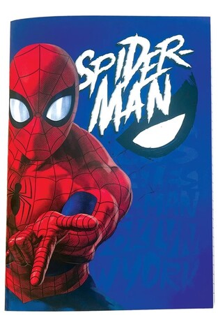 GIM ΤΕΤΡΑΔΙΟ ΚΑΡΦΙΤΣΑ 17x25cm 40φ SPIDERMAN ΜΠΛΕ 337 11400