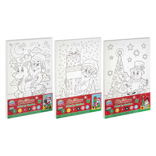 MOXY PAINT BY NUMBERS ΚΑΜΒΑΣ ΖΩΓΡΑΦΙΚΗΣ ΜΕ ΑΡΙΘΜΟΥΣ ΧΡΙΣΤΟΥΓΕΝΝΙΑΤΙΚΑ ΣΧΕΔΙΑ 800050