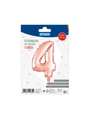 STYLEX ΜΠΑΛΟΝΙ ΑΡΙΘΜΟΣ 4 ΜΕΤΑΛΙΖΕ ΡΟΖ 14834
