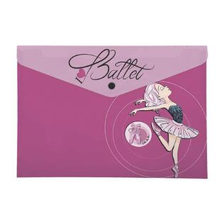 GRAFFITI ΦΑΚΕΛΟΣ ΜΕ ΚΟΥΜΠΙ 23x33cm BALLET BALLERINA 231192