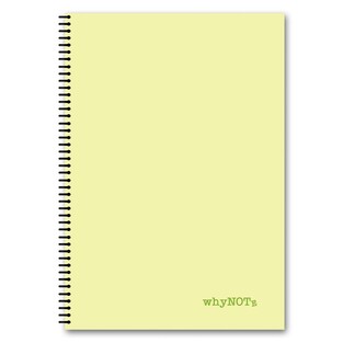 WHYNOTE ΤΕΤΡΑΔΙΟ ΣΠΙΡΑΛ Α4 (21x29,7cm) 2 ΘΕΜΑΤΩΝ 60φ PASTEL ΚΙΤΡΙΝΟ 810016