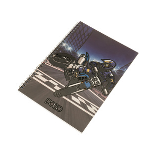POLO ΤΕΤΡΑΔΙΟ ΣΠΙΡΑΛ A4 21x29,7cm 4 ΘΕΜΑΤΩΝ 120φ DESIGN MOTORCYCLE 919011 8422