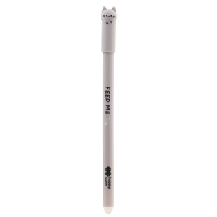 HAPPY COLOR ΣΤΥΛΟ ΠΟΥ ΣΒΗΝΕΙ GEL 0.5mm KITTY ΓΚΡΙ FEED ME (ΜΠΛΕ ΓΡΑΦΗ) 018317