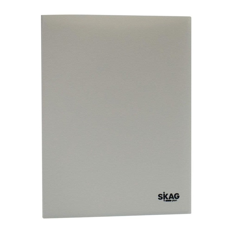 SKAG MORANDI ΣΟΥΠΛ SLIM A4 (21x29,7cm) 20 ΘΗΚΕΣ PP ΓΚΡΙ 302517