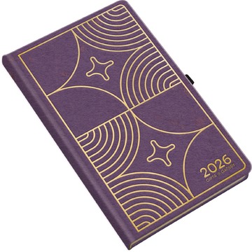 2026 ΗΜΕΡΟΛΟΓΙΟ ΗΜΕΡΗΣΙΟ 13x21cm GATSBY ΜΩΒ ΜΕ ΣΤΥΛΟΘΗΚΗ 626441399 (UNIPAP)