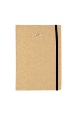 2027 ΗΜΕΡΟΛΟΓΙΟ ΗΜΕΡΗΣΙΟ 12x17cm ELEGANTA ΜΠΕΖ ΑΝΟΙΧΤΟ ΜΕ ΛΑΣΤΙΧΟ ΚΑΙ ΣΤΥΛΟΘΗΚΗ 72192 (ΛΙΝΑΡΔΑΤΟΣ)