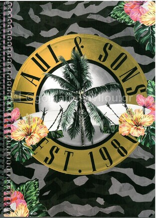 BACK ME UP BMU MAUI ΤΕΤΡΑΔΙΟ ΣΠΙΡΑΛ 17x25cm 2 ΘΕΜΑΤΩΝ 70φ NINETIES 33933402