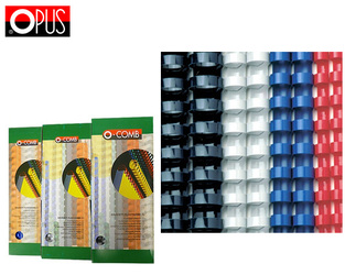 OPUS O COMB ΣΠΙΡΑΛ ΒΙΒΛΙΟΔΕΣΙΑΣ ΠΛΑΣΤΙΚΟ ΜΑΥΡΟ 16MM 145φ 80gr