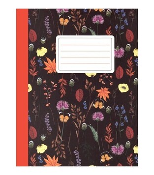 PUKKA PAD BLOOM ΤΕΤΡΑΔΙΟ ΒΙΒΛΙΟΔΕΤΗΜΕΝΟ 19x24cm 70φ ΜΑΥΡΟ ΜΕ ΛΟΥΛΟΥΔΙΑ 9516ΒΚBLM